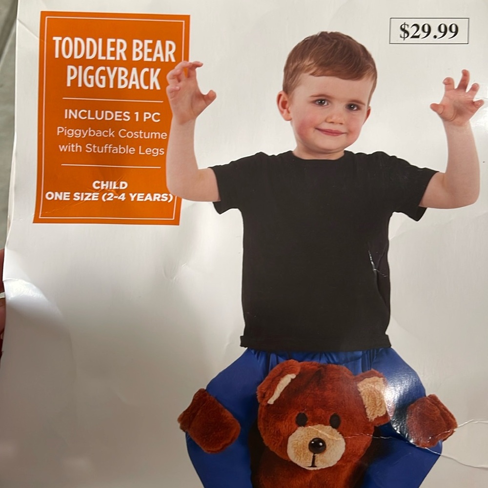 Toddler Bear Piggyback Children’s Costume! New!